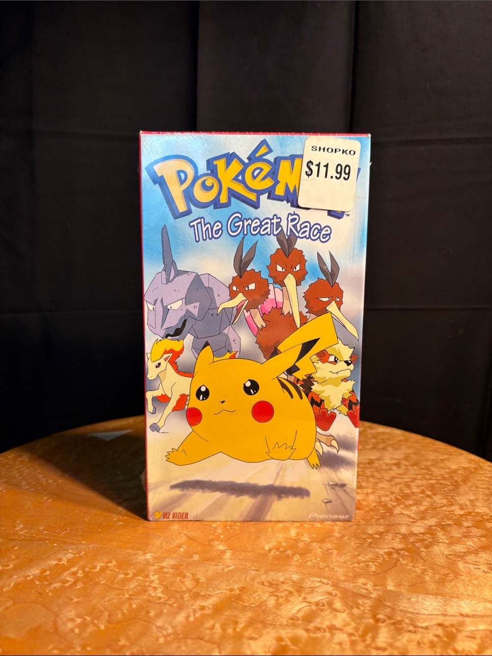 Sealed Vintage Pokémon VHS Vol. 11: The Great Race (1999) - Rare Pioneer Release